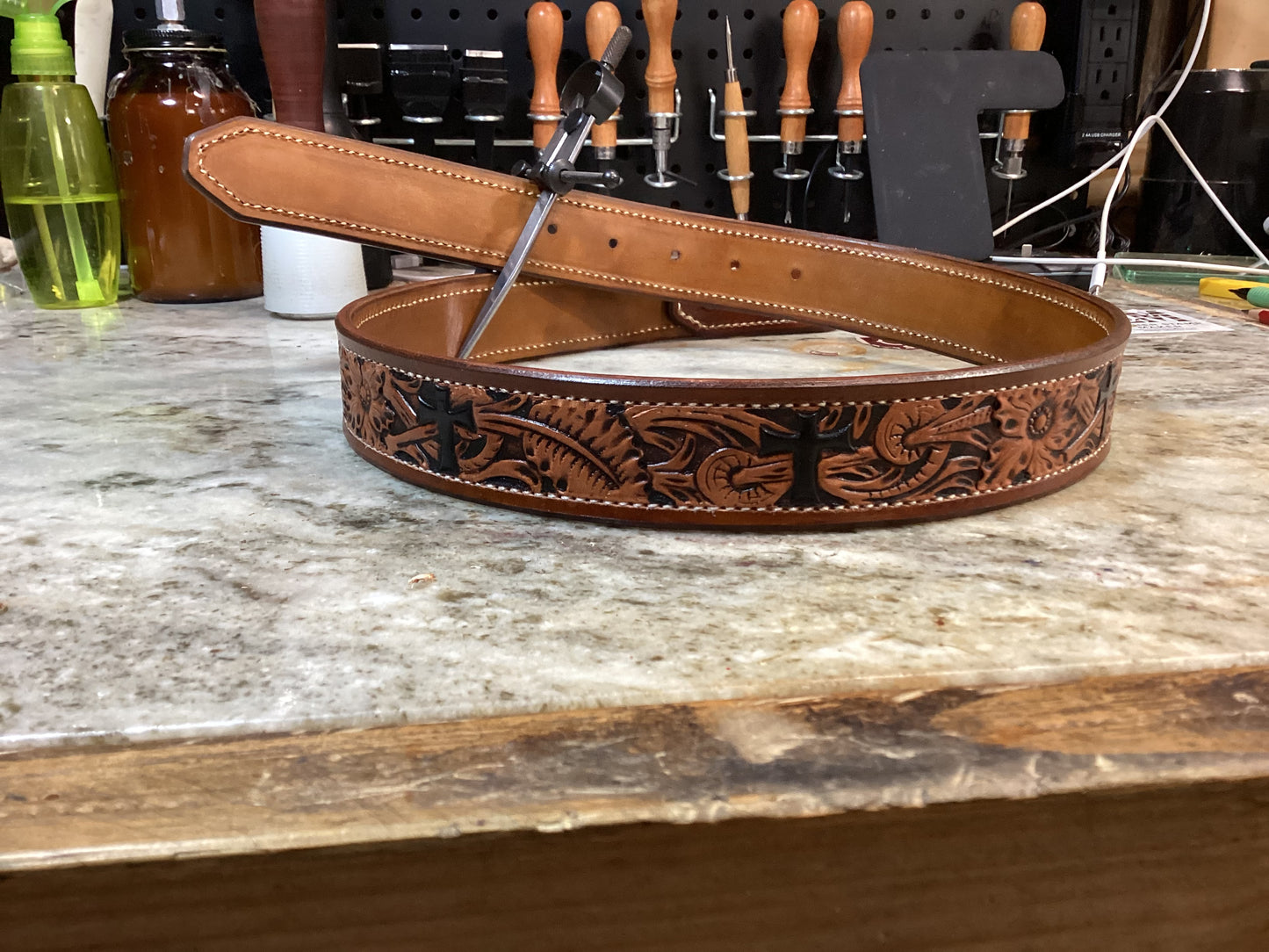 Custom tooled belts