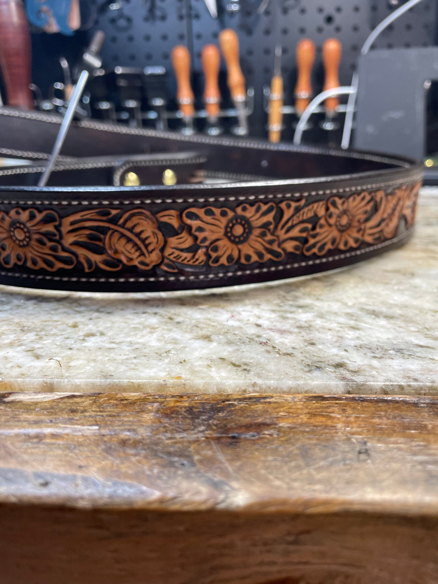 Custom tooled belts