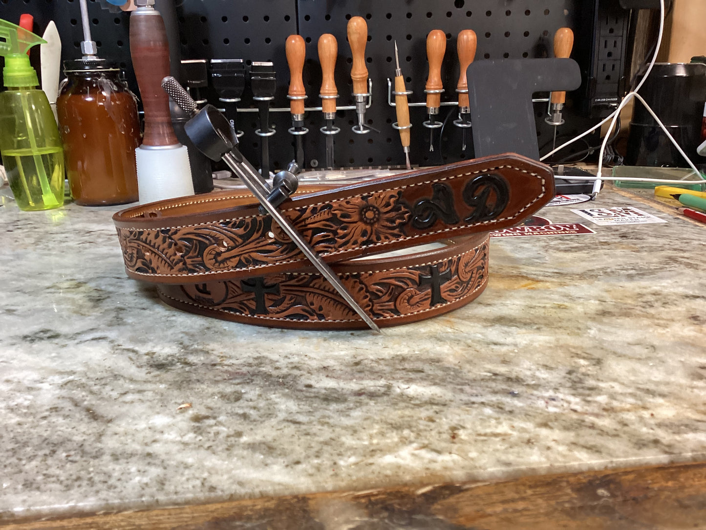 Custom tooled belts